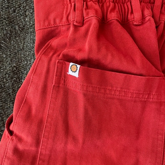 Big Bud Press Short-Sleeve Jumpsuit in Paprika (Red) - Picture 5 of 6